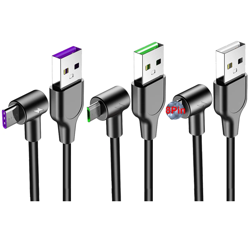 Cable Micro USB de carga rápida 5A, Cable tipo C, 1M, 2M,...