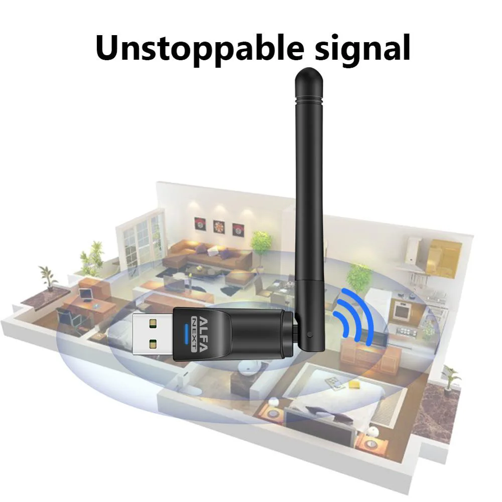 Беспроводная сетевая карта ALFA Ralink MT7601 150 Мбит/с мини USB 2 0 Wi-Fi адаптер антенна для