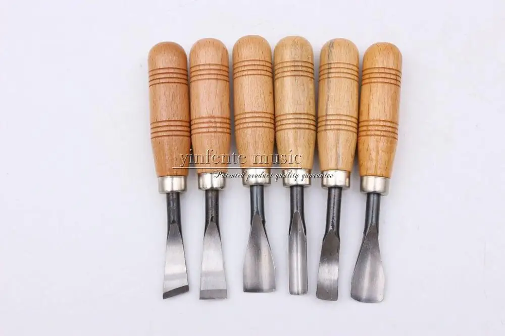 6 шт. инструменты для изготовления гитары скрипки нож Luthier долото