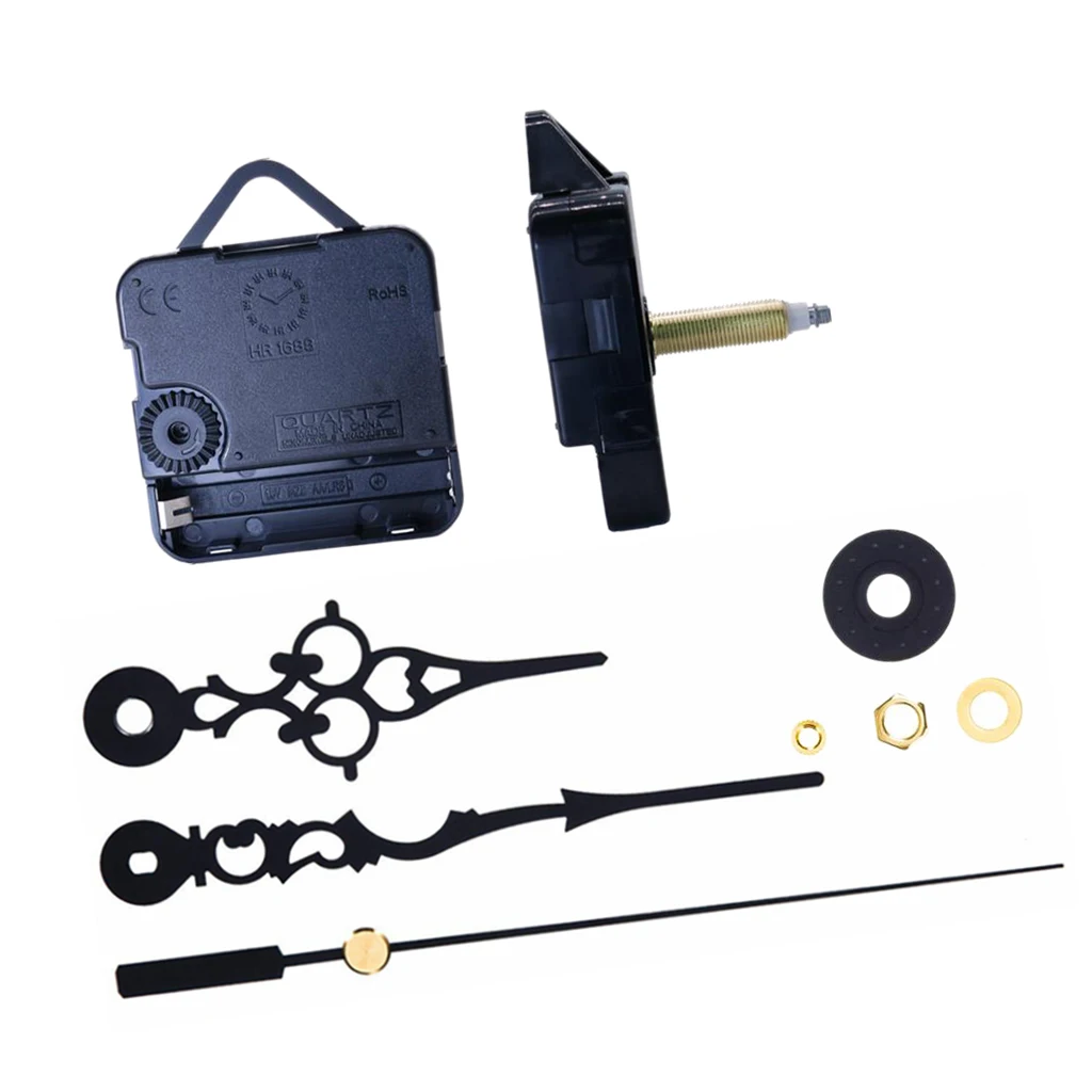 Clock Replacement Movement With Hands,20mm Maximum Dial Thickness,31mm Shaft Length