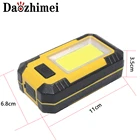 Лампа рабочего освещения COB 30 Вт, светодиодная лампа рабочего освещения, портативная Светодиодная лампа рабочего освещения со встроенным аккумулятором, USB для ремонта автомобилей, лагеря, перезаряжаемая работа