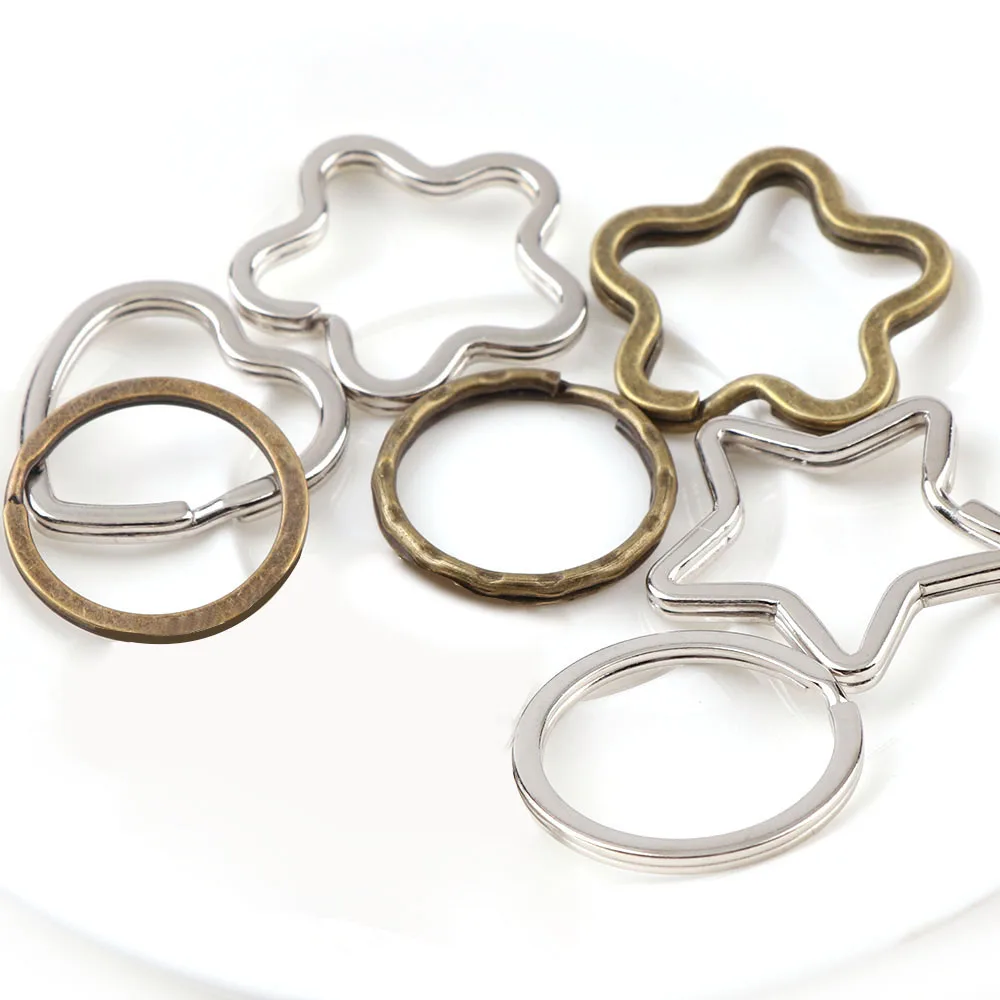 10 шт./лот 6 видов стилей 2 цвета Железный цветок сливы ЛЮБОВЬ и круглая форма Сплит