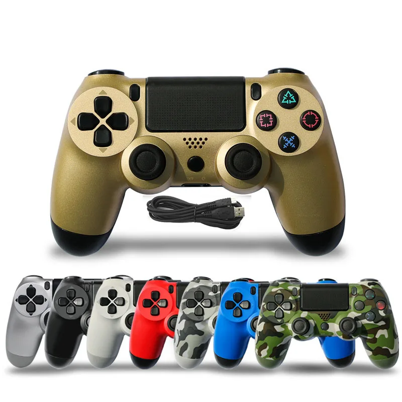 Dualshock 4 проводной джойстик usb для PS4 PRO геймпад двойной шок консоль Playstation PS3