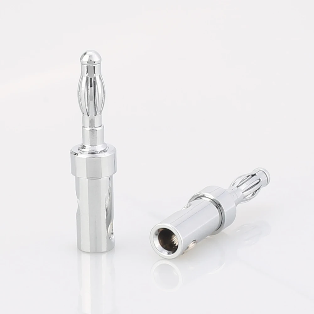 8 шт. кабельные разъемы для динамиков с родиевым покрытием|plugs wholesale|plug fplug connector |