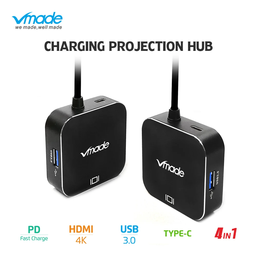 

Vmade CB192-VGA Type C HUB USB C HUB to Multi USB 3.0 HUB Adapter Dock for MacBook Pro Huawei Mate 30 USB-C 3.1 Splitter Port
