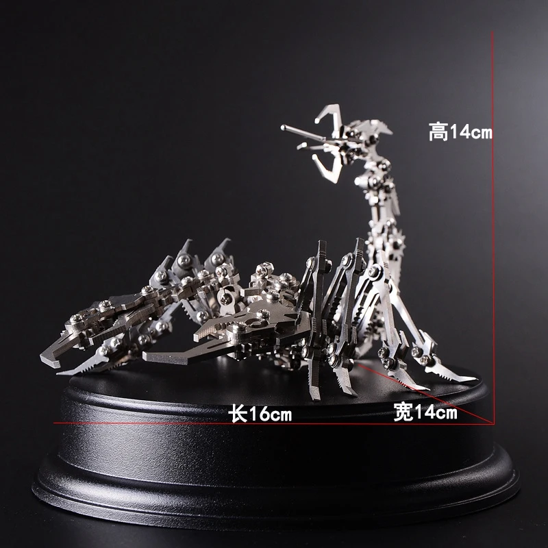 Робот насекомое Пинцет 3D сталь металл Готовая модель шарнир мобильность