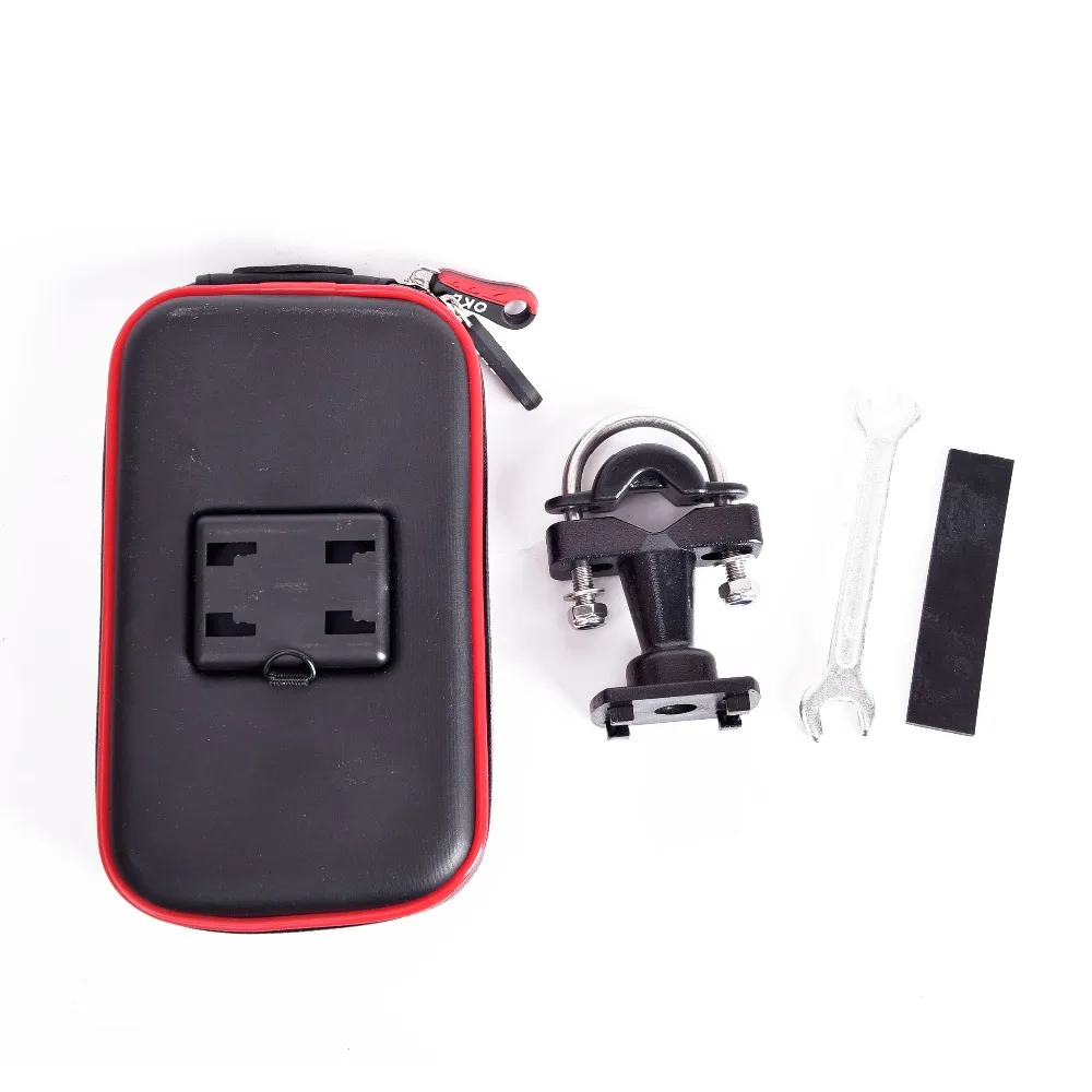 

Motorcycle Phone Holder Bag Bicycle Phone Holder Bike Handlebar Support Moto Mount Card Slots Newest Upgrade Waterproof Bag