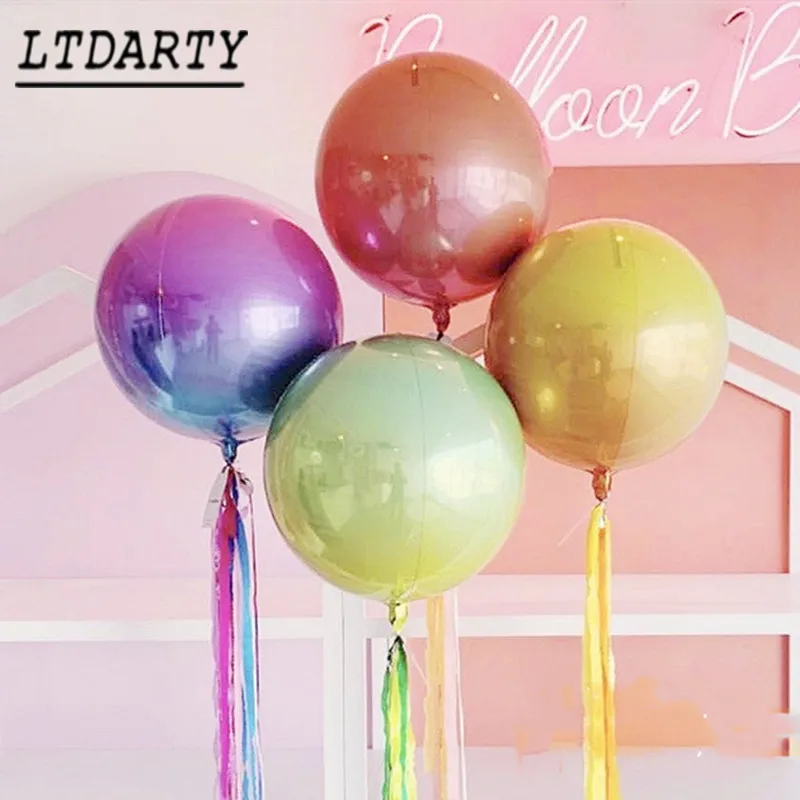 20 штук 4D цвета радуги воздушные шары для взрослых День рождения Свадебные
