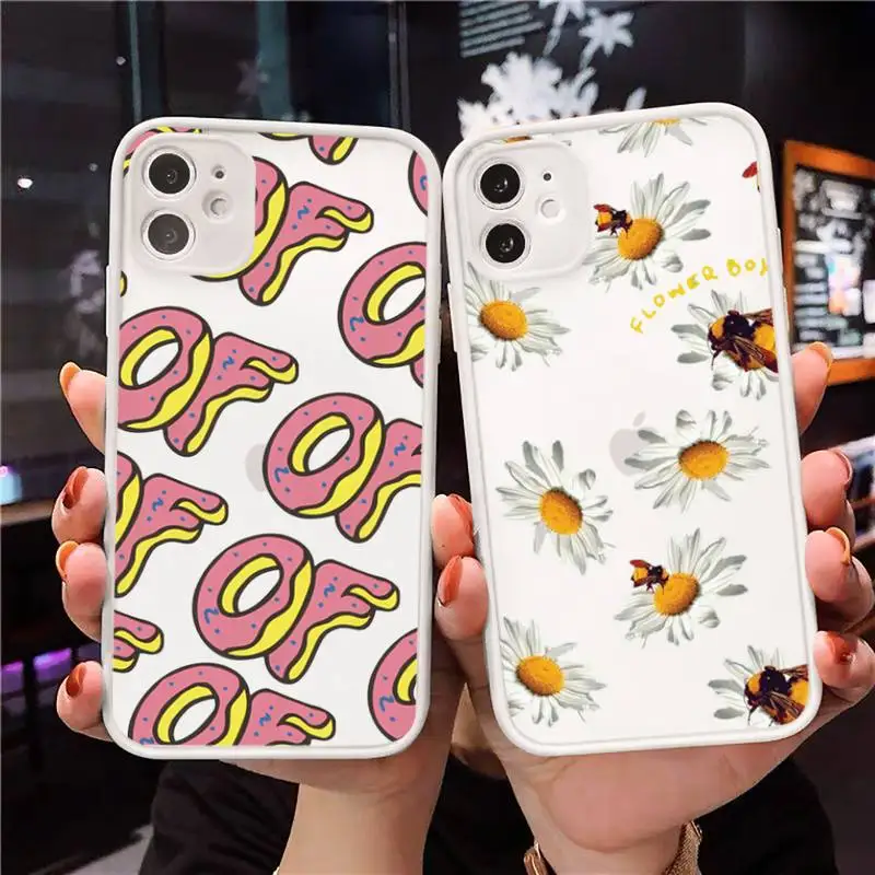 

Tyler Creator golf Phone Case Clear matte transparent For white iPhone 7 8 x xs xr 11 12 pro plus max mini Funda