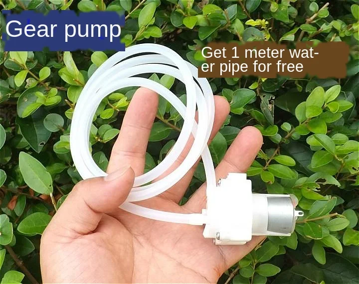 Малый Шестеренчатый насос двигателя постоянного тока микронасосный масляный