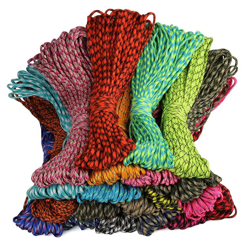 

5 Meters Dia.4mm 7 stand Cores Paracord for Survival Parachute Cord Lanyard Camping Climbing Camping Rope Hiking Clothesline