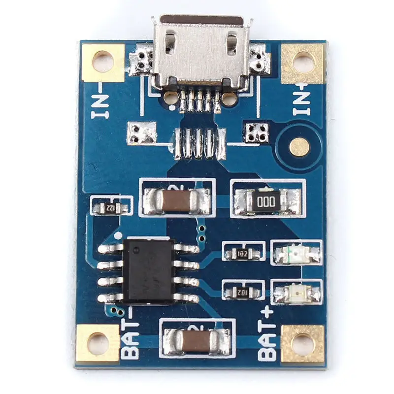 10 шт. TP4056 Micro модуль зарядного устройства USB 5 В 1A 18650 литиевая батарея зарядная