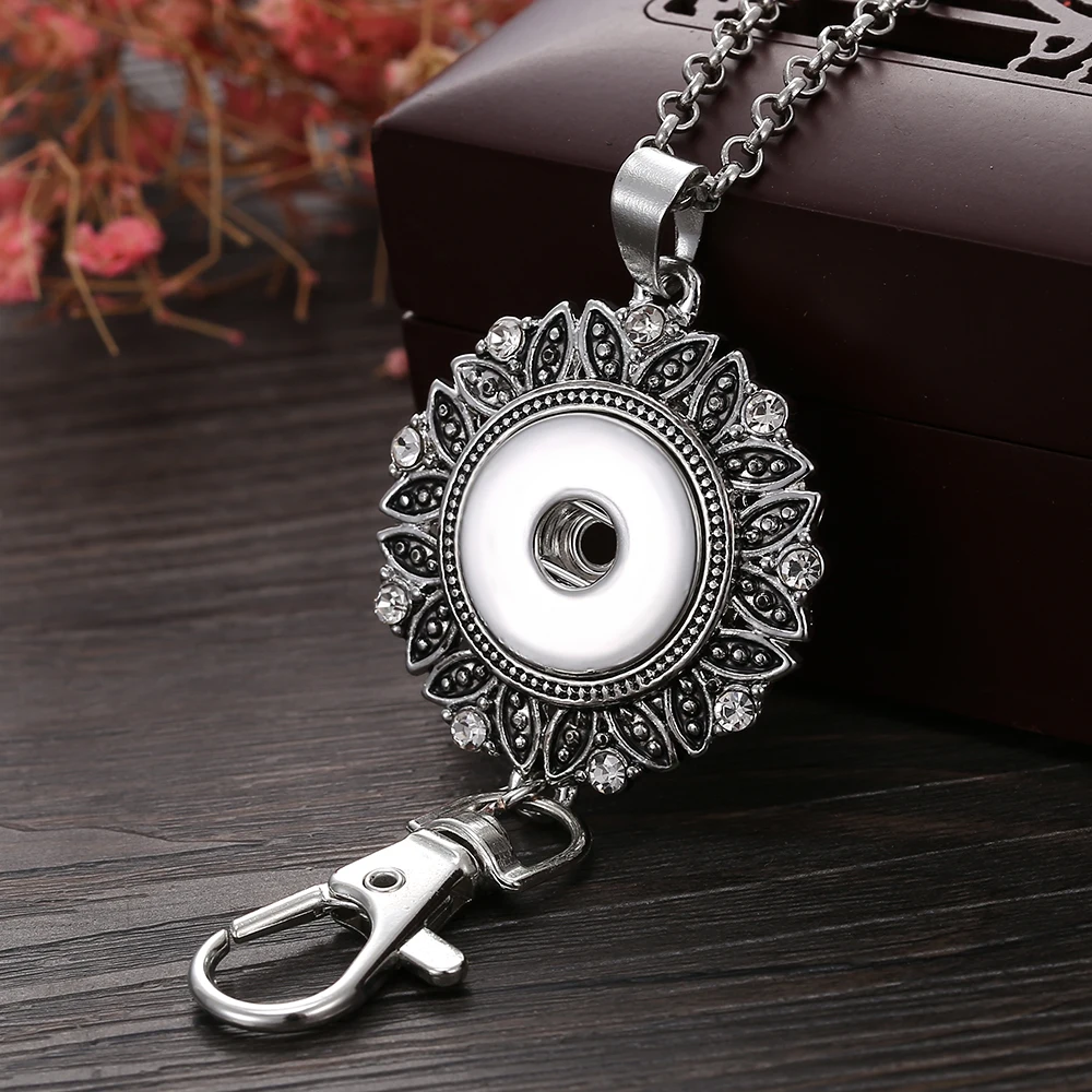 2019 новые ювелирные изделия винтажные круглые застежки подвеска ожерелье 18 мм