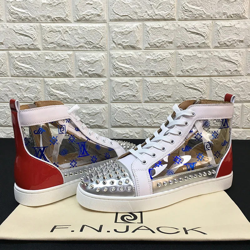 

Мужские высокие кроссовки FARSTAR by FNJACK Monogram, повседневная обувь Junior Ace, Роскошные Дизайнерские кроссовки, мужские лоферы