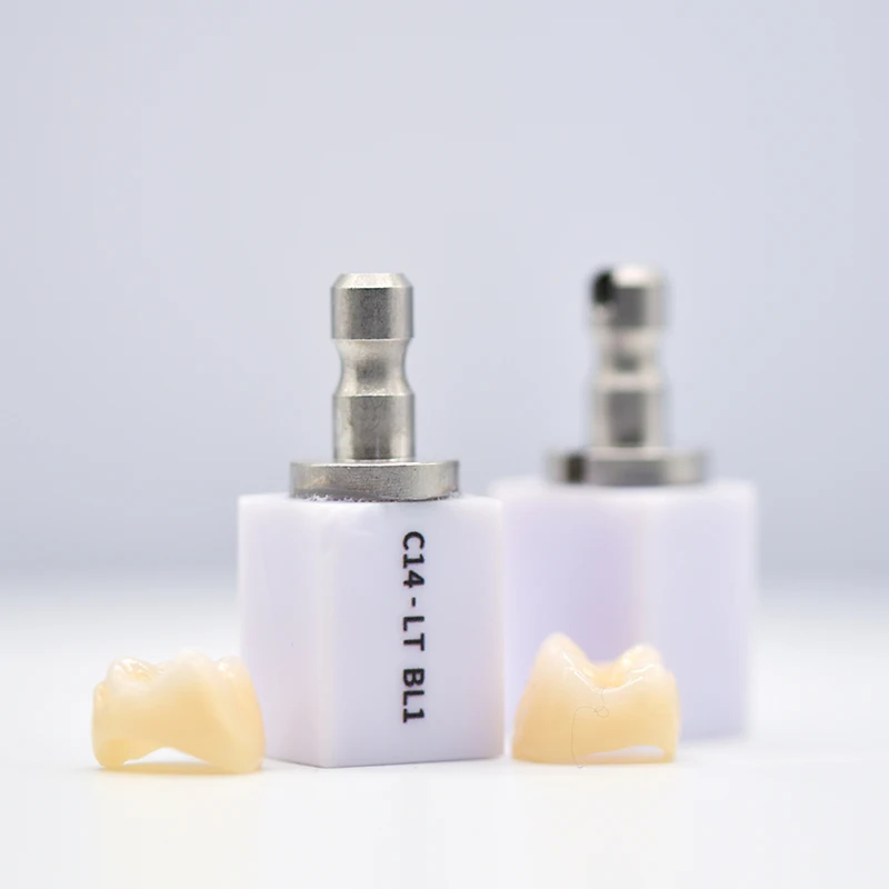 C14 HT  Lithium Disilicate Aesthetics Dental Glass Ceramics Cad Cam Block For Dental Lab