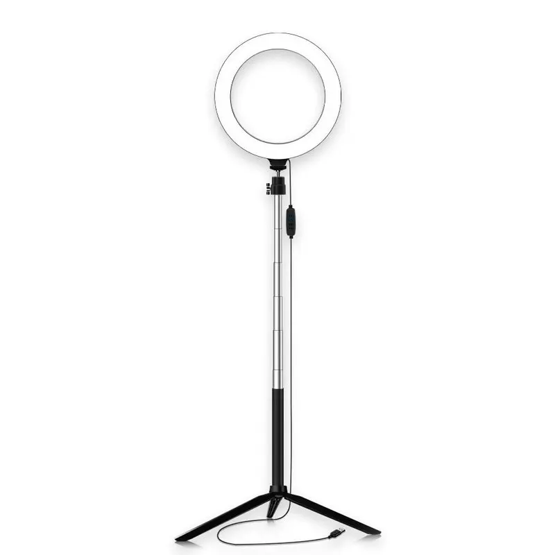 

Selfie Ring Light Photography Led Rim Of Lamp With Mobile Holder Support Tripod Stand Ringlight For Live Video Streaming