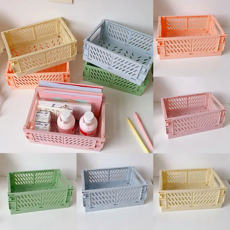 

1PC Plastic Desk Storage Box School Office Stationery Organizer