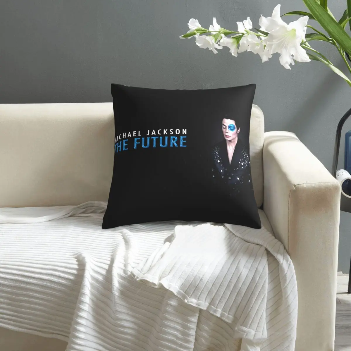 

Michael Jackson pillowcase printed cushion cover sofa waist pillow pillow cover