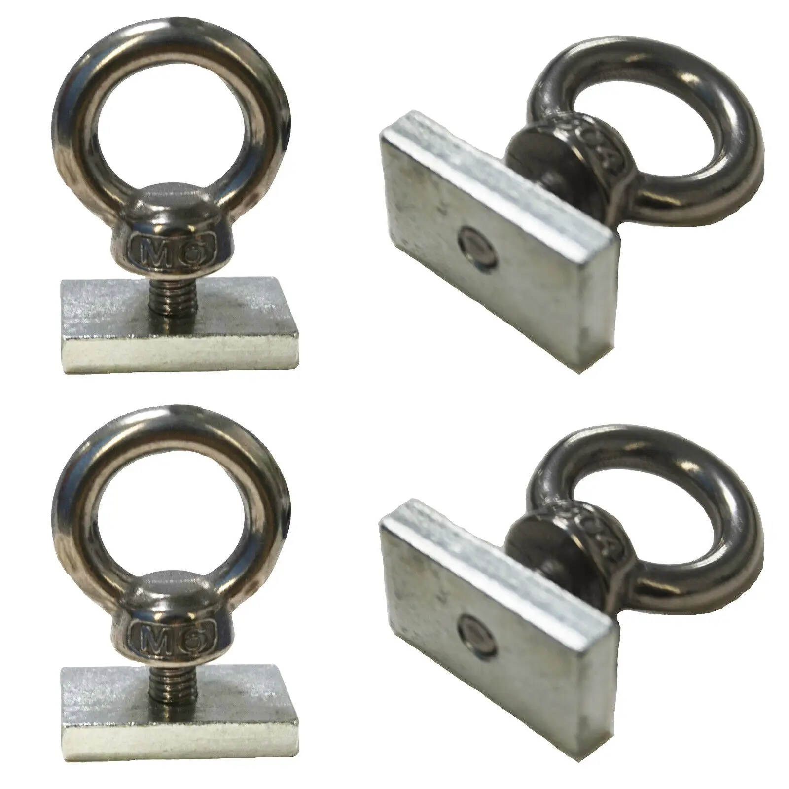 4x каяк якорь трек Галстук Вниз Точка рельсовый трейлер караван держать Банджи