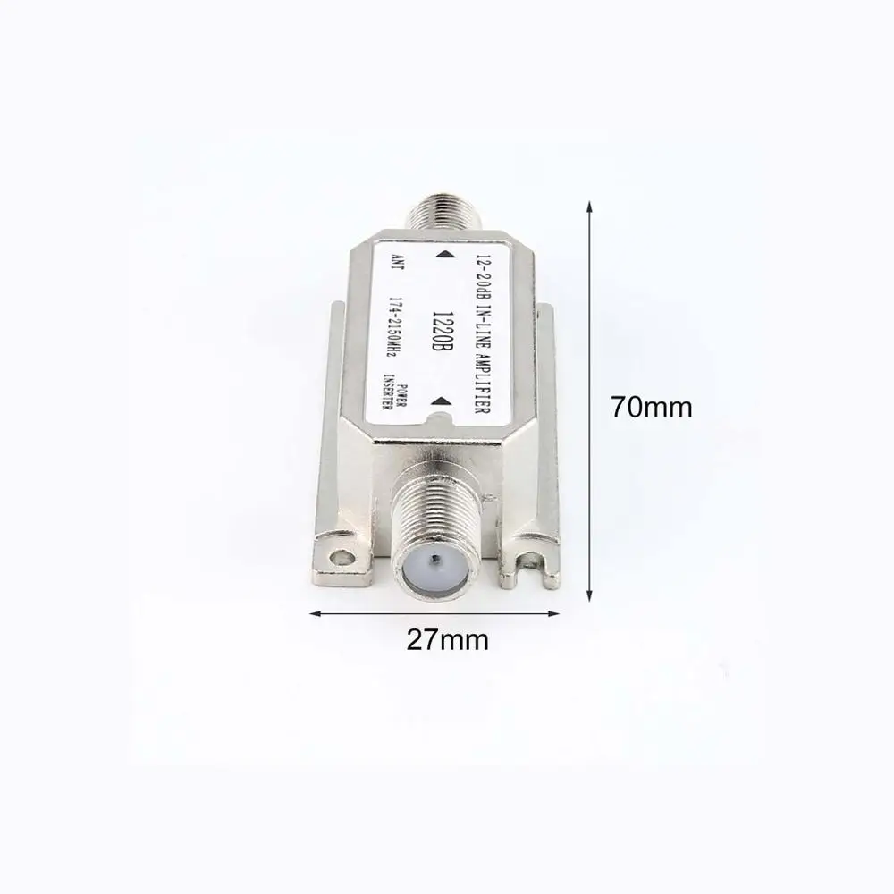 

New 12-20dB In-line Amplifier(satellite slope line amplifier)(1220B) amplifier works with all satellite Hot Sale