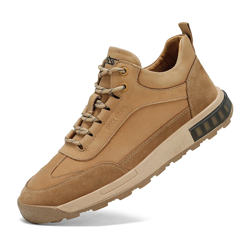 

[huoou & Haiou] four seasons leather casual men's shoes and popular board shoes