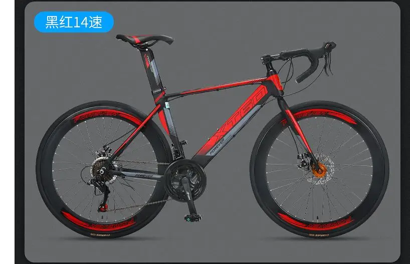 Велосипед дорожный 700C * 23 велосипед man &amp женский 14 скоростей дисковые тормоза |