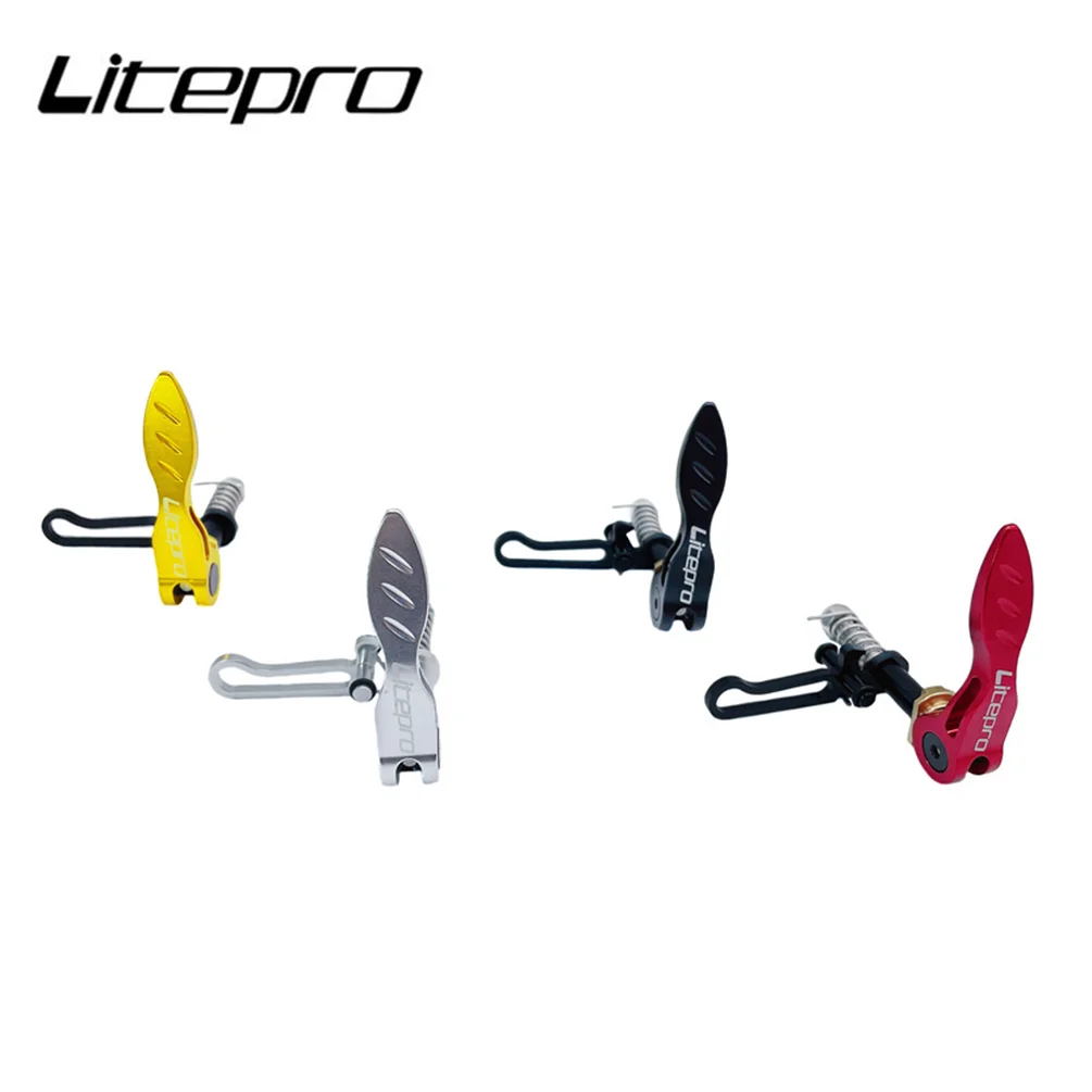 

Litepro зажим для подседельного штыря из алюминиевого сплава, складные велосипедные трубки для сиденья, зажимы для Бромптона, велосипедные зап...