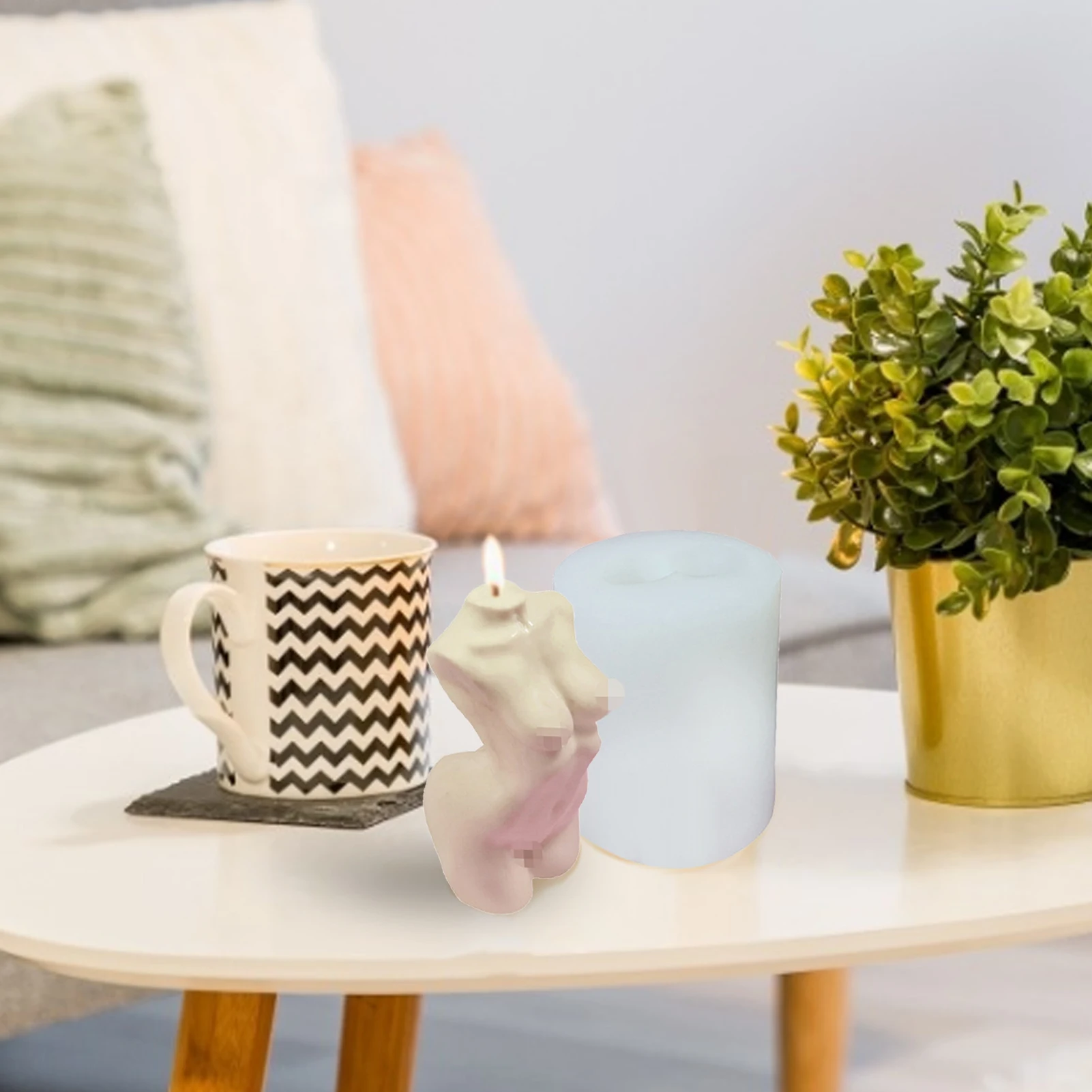 

3D Human Body Silicone Mold Women Men Nude Body Clay Aroma Candle Mold Chocolate Cake Fondant Silicone Mould Dropshipping