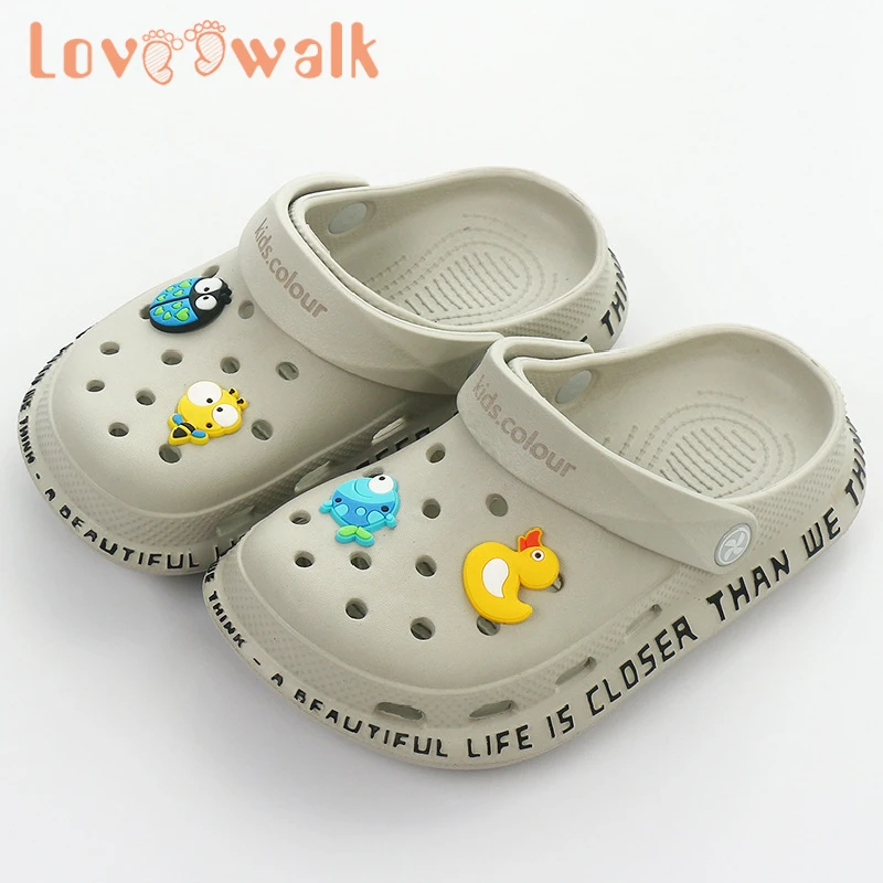 Loveewalk летние детские садовые туфли для маленьких мальчиков и девочек