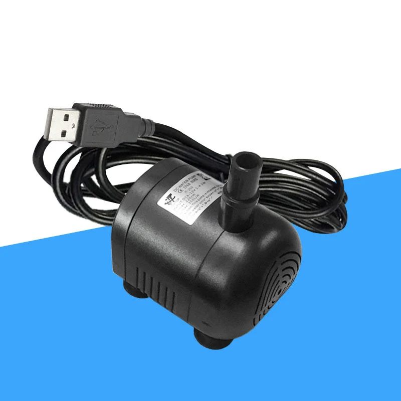 Бесщеточный мотор мини водяной насос 5V 120L/H максимальный поток циркуляции