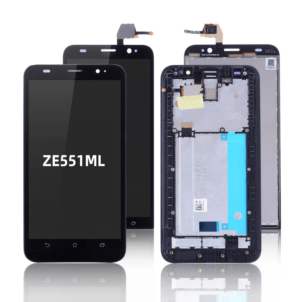 Оригинальный 5 &quotдля ASUS Zenfone 2 ZE551ML ЖК дисплей сенсорный экран дигитайзер с рамкой