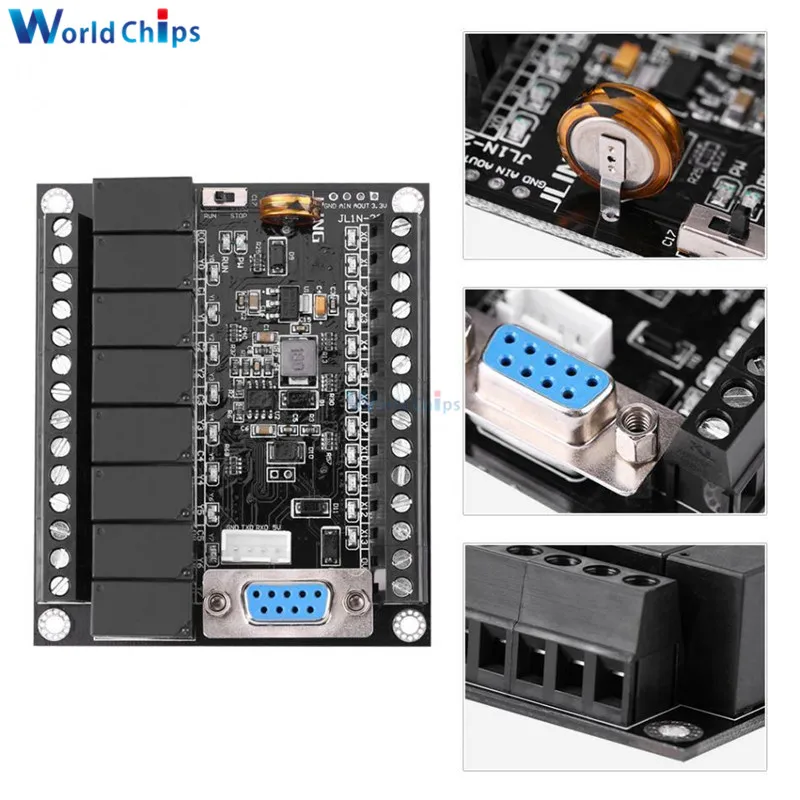 PLC программируемый контроллер DC 24V регулятор ПЛК FX1N-20MR промышленная плата