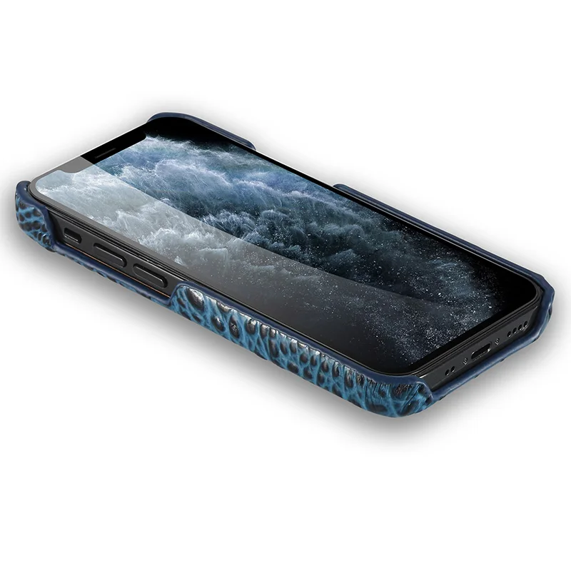 

3D Luxury crocodile Natural Pure leather phone Case For Apple iPhone 11 Pro Max 11 Pro 11 X XR XS Mas 8 7 Plus
