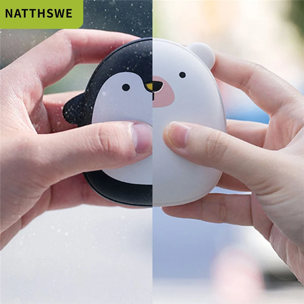 NATTHSWE грелки для рук с милыми животными емкость 8000 мА/ч Мобильный Внешний