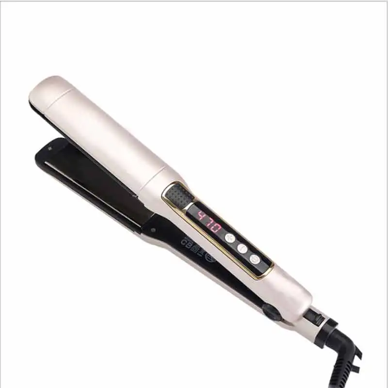 

Professional Flat Iron Hair Straightener 3D Floating Titanium Plate Anti-Static Instant Heat Up Dual Voltage with Adjustable