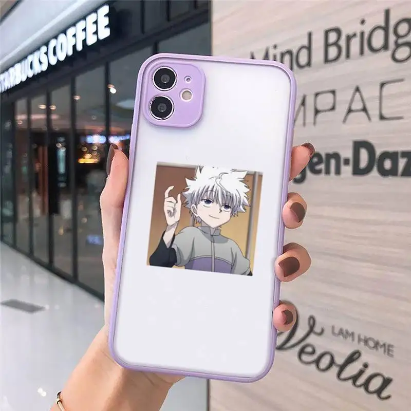 

Hunter x Hunter anime JAPAN Phone Case Matte Transparent for iPhone 7 8 11 12 s mini pro X XS XR MAX Plus cover funda