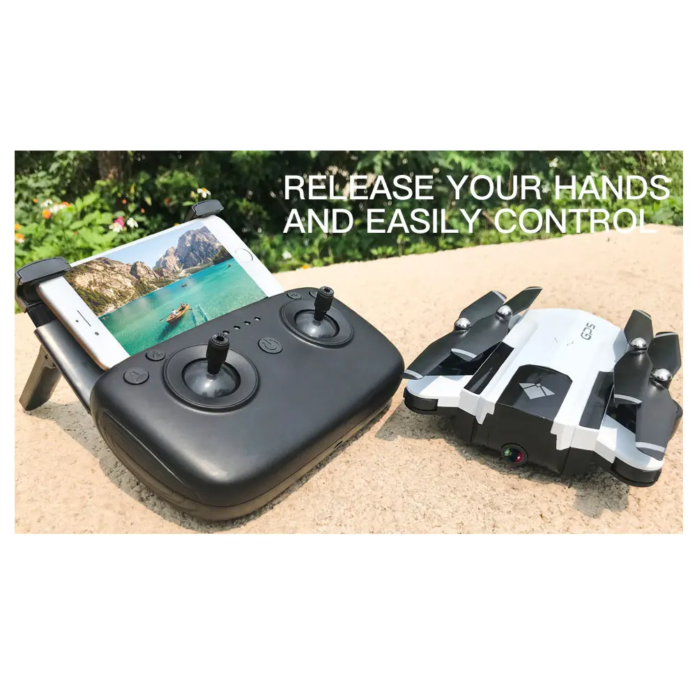 Квадрокоптер Профессиональный Дрон gps с камерой HD 1080P WiFi FPV Surround 20mins fly time широкоугольный пульт дистанционного управления вертолет