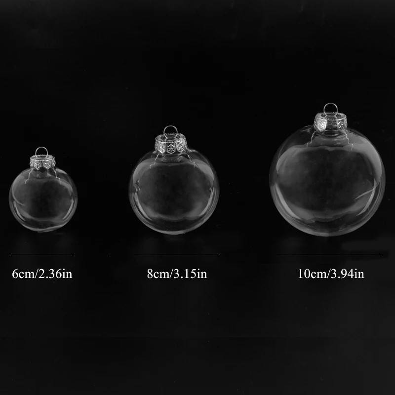 5 шт. пластиковые прозрачные Рождественские шары | Дом и сад