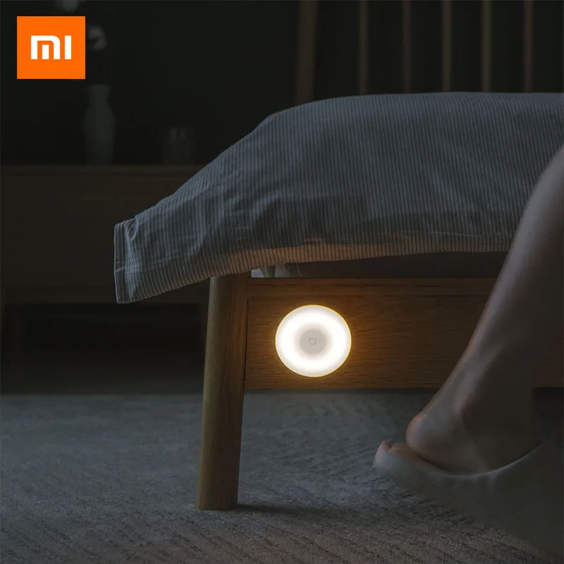 Новый светодиодный индукционный ночник Xiaomi Mijia с поворотом на 360 градусов и