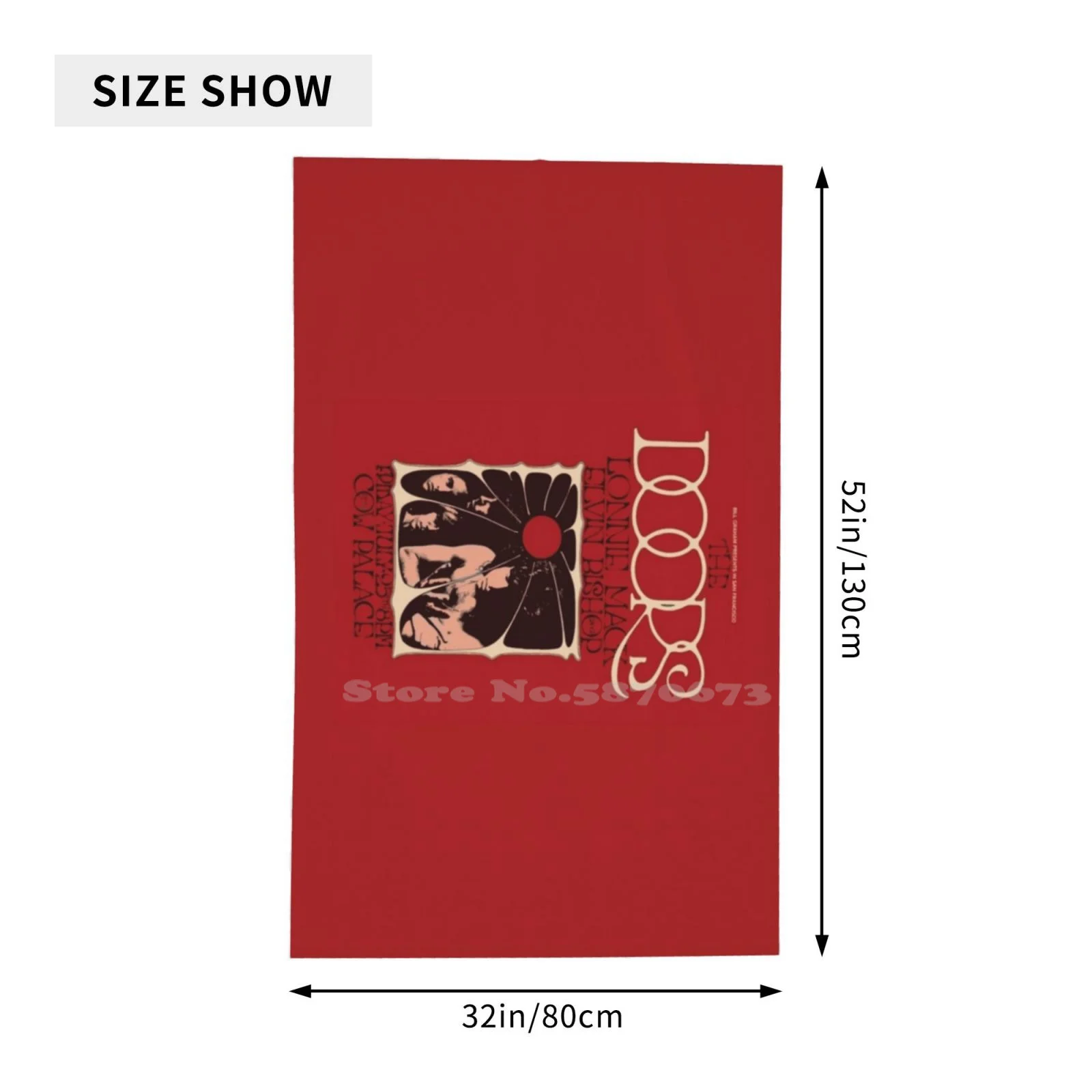 Винтажное мягкое полотенце для лица с рисунком музыкального концерта и