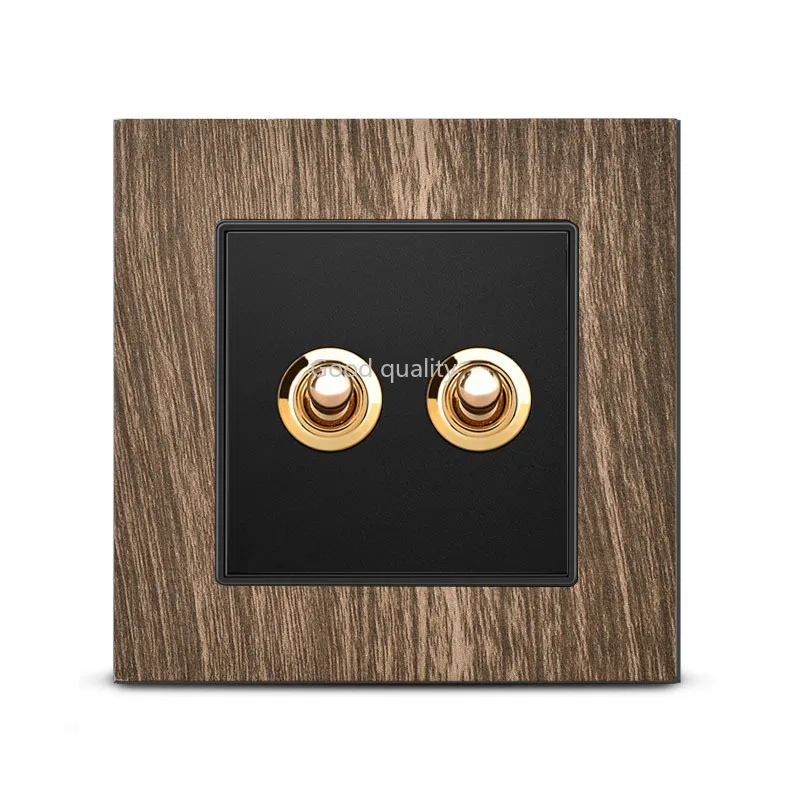 Настенный выключатель для домашнего пользования тип 86 1-4 клавиши 2 канала ретро