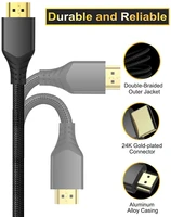 2m hdmi 2 1 cable ultra high speed 8k60hz 4k120hz for xiaomi mi box ps5 hdmi splitter cable hdmi dolby vision 48gbps hdmi