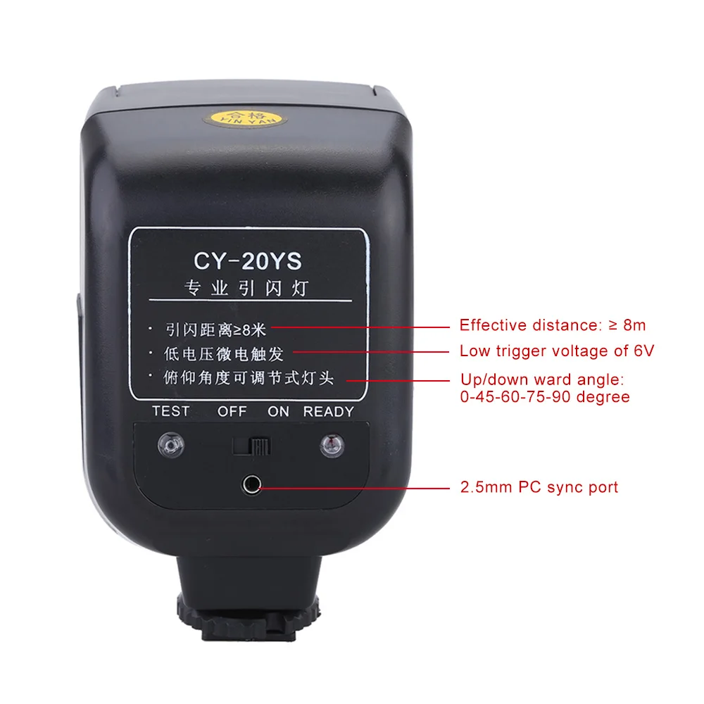 Универсальная мини камера Инфракрасный триггер Вспышка Speedlite для Canon Nikon Olympus Sony Fuji EOS M50 A7III A6500 NEX-7 GH4 X-T20