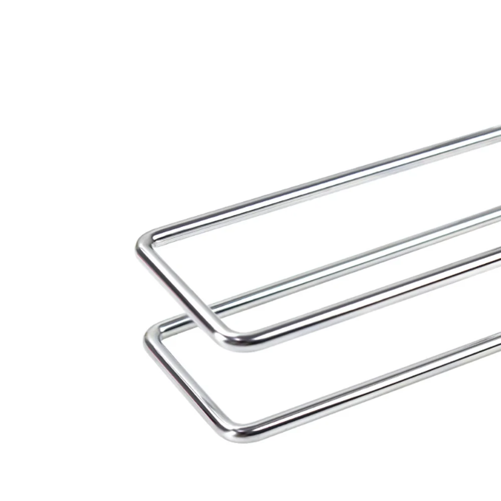 

Stainless Steel Roll Paper Holder Cabinet Towel Dispenser Multifunction Removable Roll Paper Hanger (Silver)