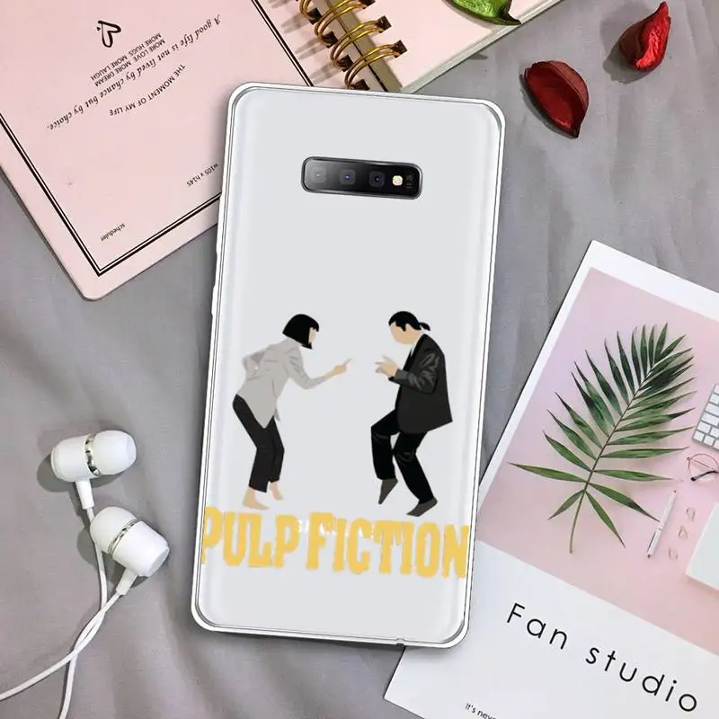 

Pulp Fiction Greatest movie ever made Phone Case Transparent For Samsung Galaxy S A 5 7 8 9 2015 20 edge plus 10 e lite 2019