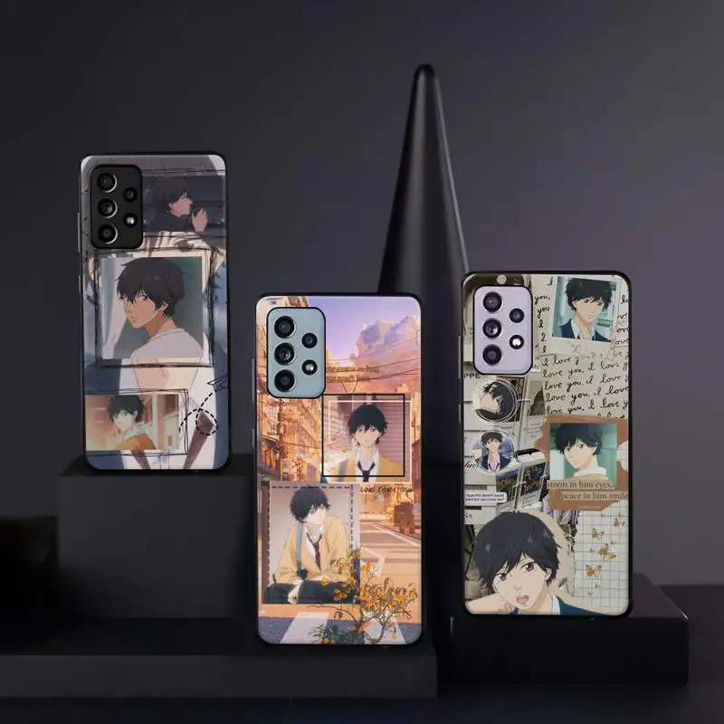 

Japan anime Ao Haru Ride Love Phone Case For Samsung galaxy A S note 10 12 20 32 40 50 51 52 70 71 72 21 fe s ultra plus
