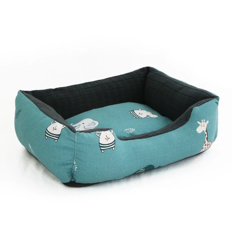 

Winter Warm Pet Nest Cushion Bed Small Medium Sized Dog Bring a Blanket Bed with Pillow Soft Breathable Whole Washable Non-Slip