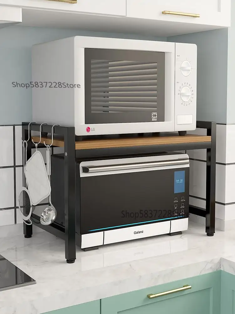 Полка кухонная настольная Двухуровневая полка для микроволновой печи и духовки |