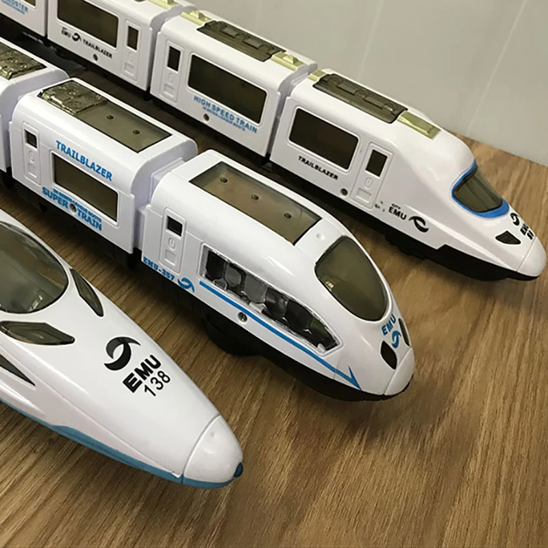 Рождественский подарок Детская электрическая игрушка со звуком поезда