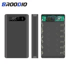 5*18650 чехол для внешнего аккумулятора с двумя USB микро-USB Type C, чехол для внешнего аккумулятора 5 В, чехол сделай сам 18650, коробка для хранения аккумулятора без батареи